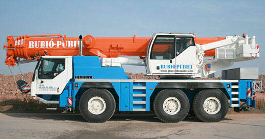 Grua autopropulsada de 55 tones