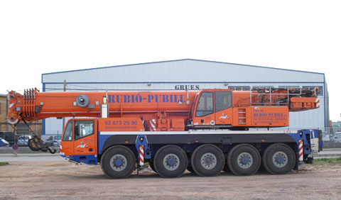 Grues autopropulsades fins 120 tones